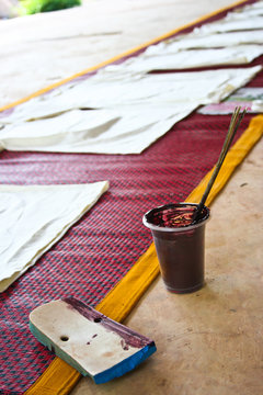 silkscreen, seriography, serigraph,silkscreen Printing technique