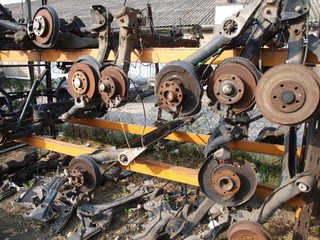 Axles On A Rack