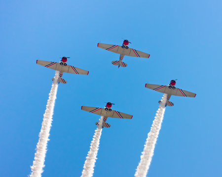 Four Planes and Contrails