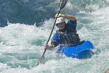 Spass im Wildwasser