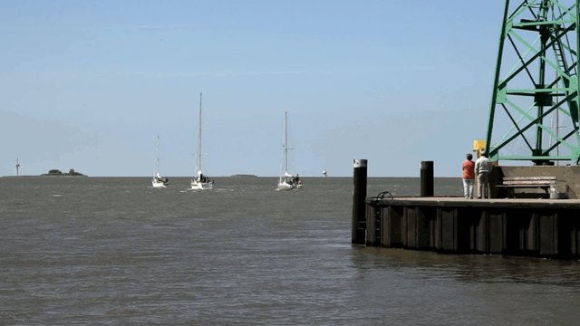 Schiffsreise mit dem Segelboot