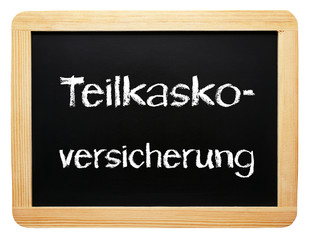 Obraz premium Teilkasko Versicherung oder Teilkaskoversicherung