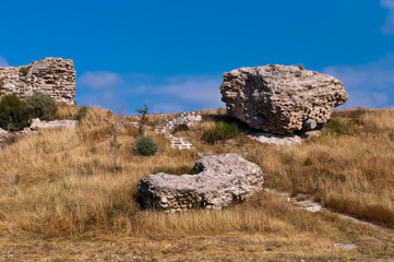 Remnants of the old fortress.