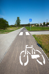 Road for bicycles