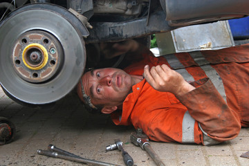 mechanic at work