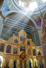 Fototapeta na wymiar Wnętrze kościoła