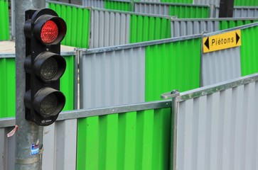 Feux tricolore et travaux