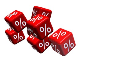 Sale % W&uuml;rfel - Angebot