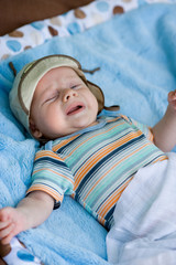 baby crying outdoor © mbt_studio