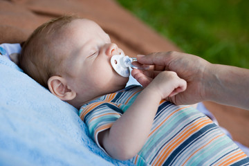 baby with pacifier © mbt_studio