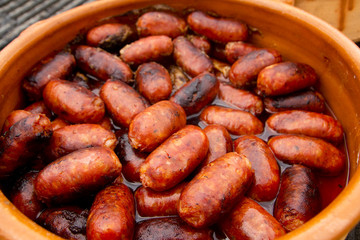 chorizo red sausage Spanish unhealthy food