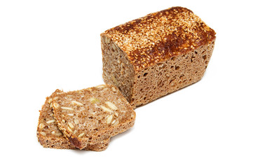 bread with sunflower seeds and pumpkin seeds