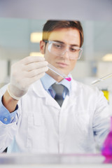 research and  science people  in laboratory