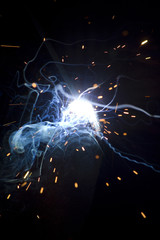Welding metal process smoke