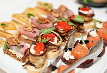 Various snacks