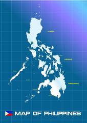 Philippine MAP Vector © layoutph