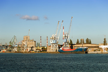 Port in Gdansk