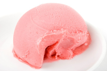 Pink ice-cream