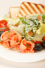 appetizer with salmon