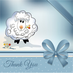thank you greeting card