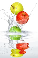 Crédence de cuisine en verre imprimé Éclaboussures deau Fruits 327