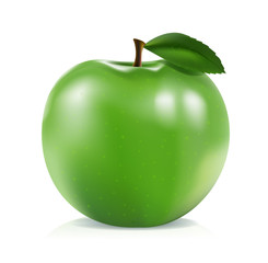Vector Apple over white background. EPS10