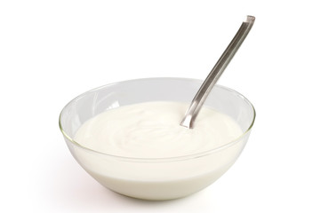 ciotola con yogurt