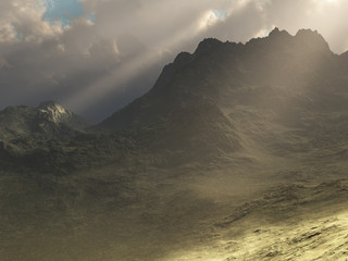 rayos en la cima