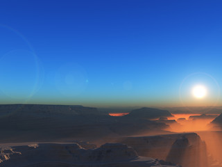 amanecer en las alturas