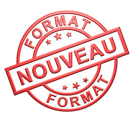 "Nouveau Format" Cachet