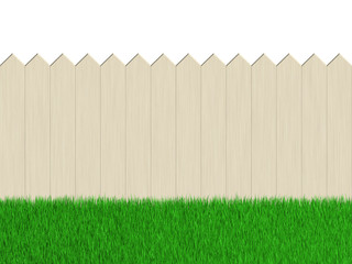 Wooden fence