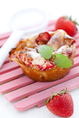 Clafoutis mit Erdbeeren
