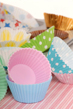 Variety Of Cupcake Liners