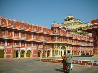 city palace - jaipur - obrazy, fototapety, plakaty