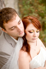 Fototapeta premium Bride and groom