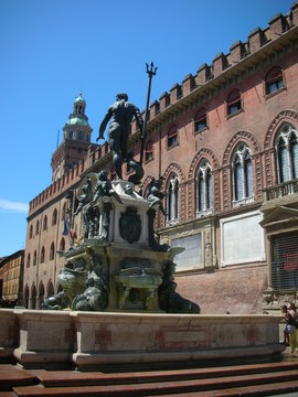 Bologna - Fontana del Nettuno e Palazzo Comunale