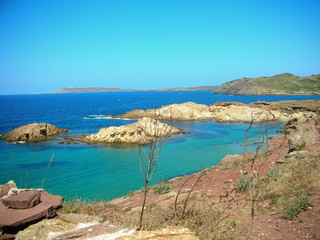 Fototapeta na wymiar Cala Pregonda - Menorca