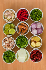 Thai food Ingredients