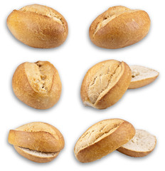Verschiedene Brötchen (Collage)