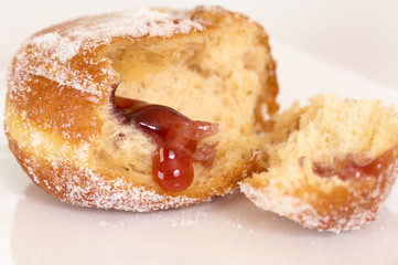 raspberry doughnut