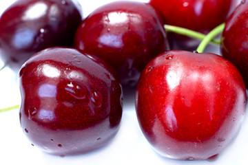 Fresh cherries group