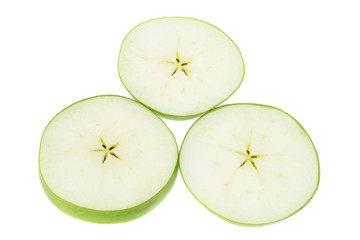 Slices of Granny Smith Apple