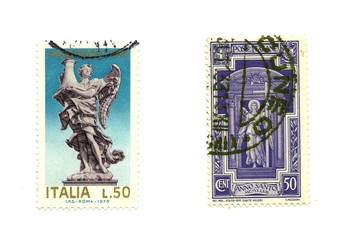 old italian post stamps