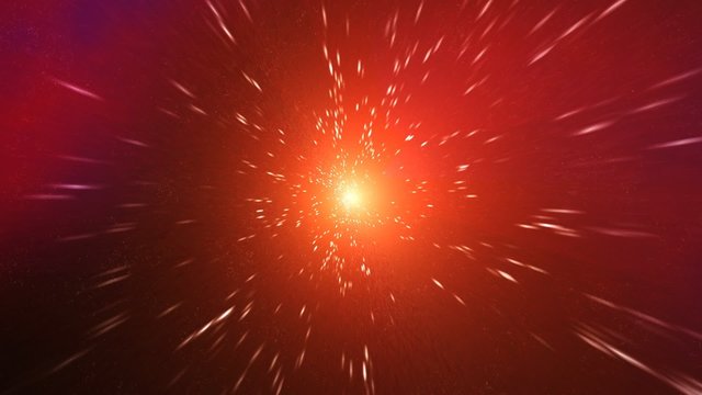 Space warp to planet