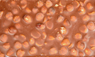 Milk Chocolate bar as background