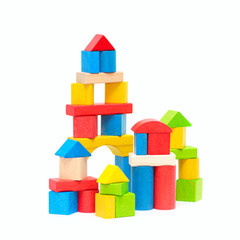 Wooden building blocks