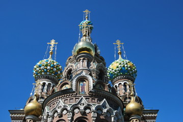 Fototapeta na wymiar Church in Saint Petersburg