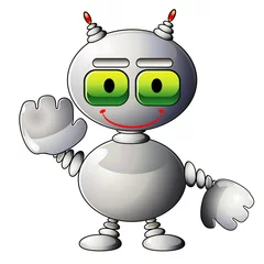 Photo sur Plexiglas Robots mascotte du site internet