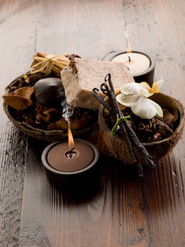 aromatherapy spa concept