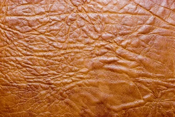 Photo sur Aluminium Cuir Texture cuir marron